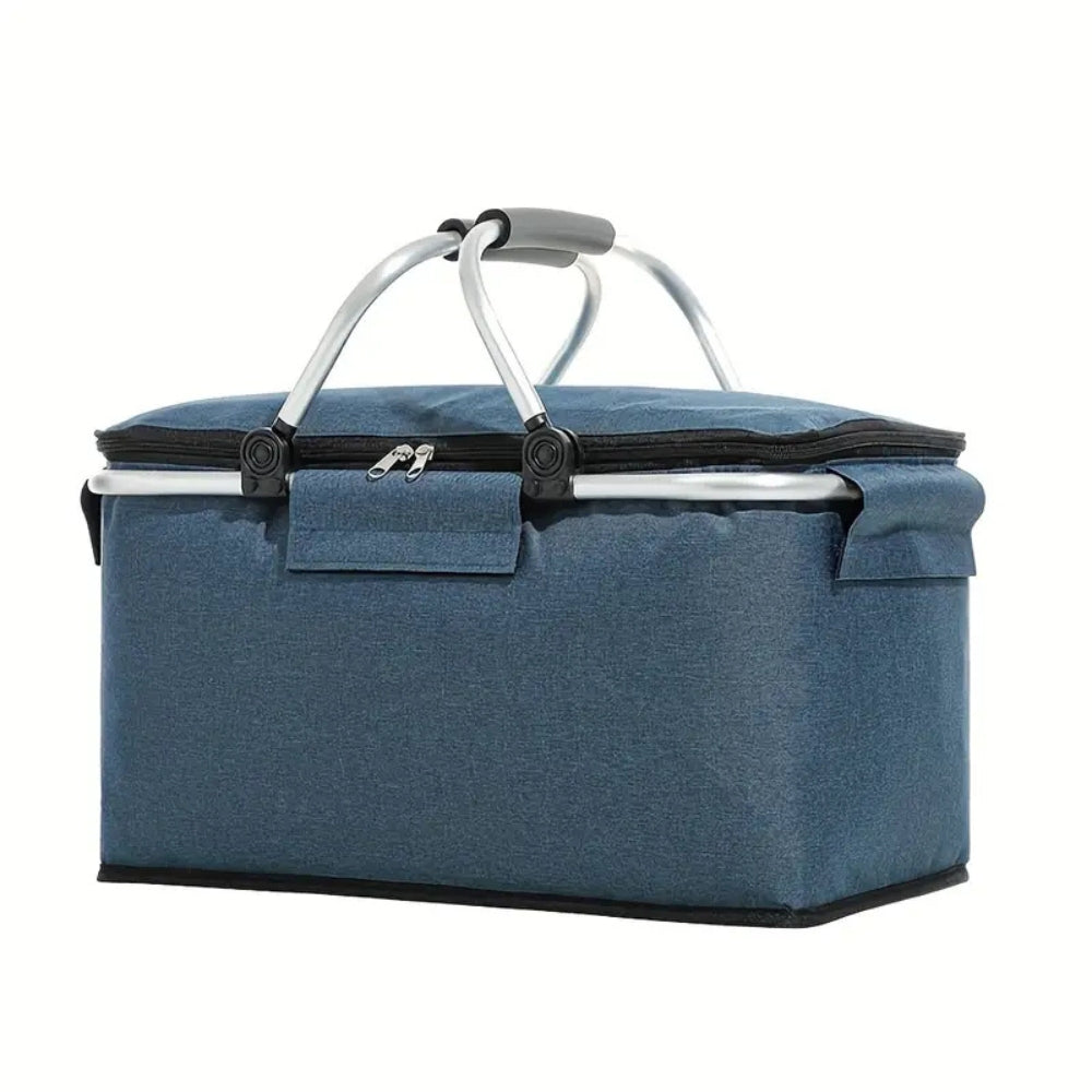 Picnic Pro 18L | Foldable Insulated Leakproof Cooler Basket for Camping Travel