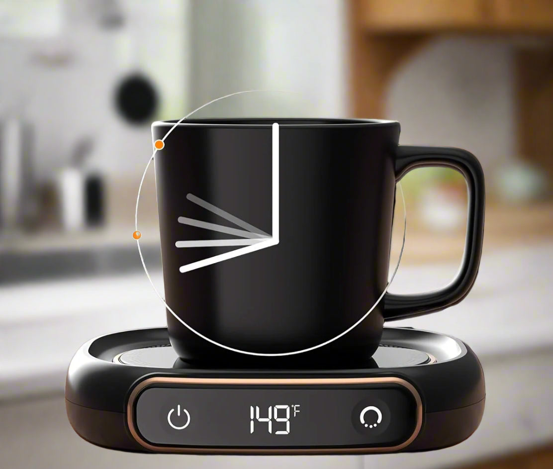 WarmSip Pad | USB Smart Coffee Mug Warmer with Auto Shut-Off for Desk Office