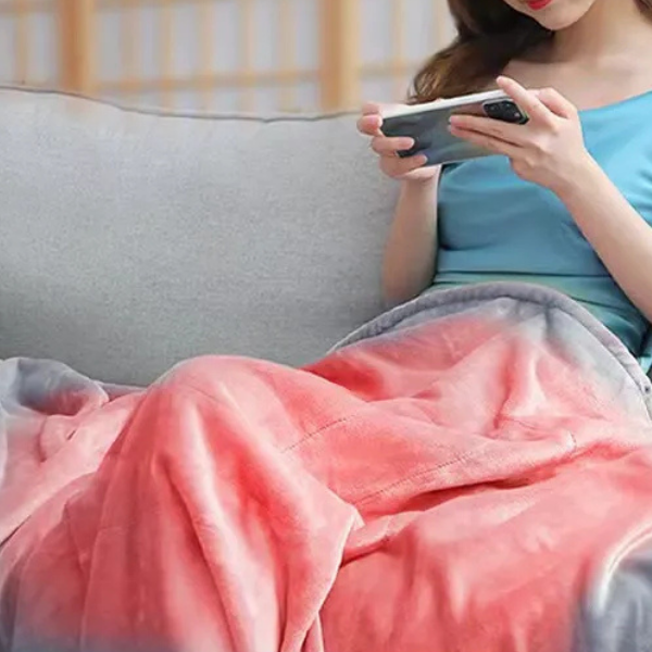 CozyWrap Throw | Cordless Portable Heated Electric Blanket for Travel Camping