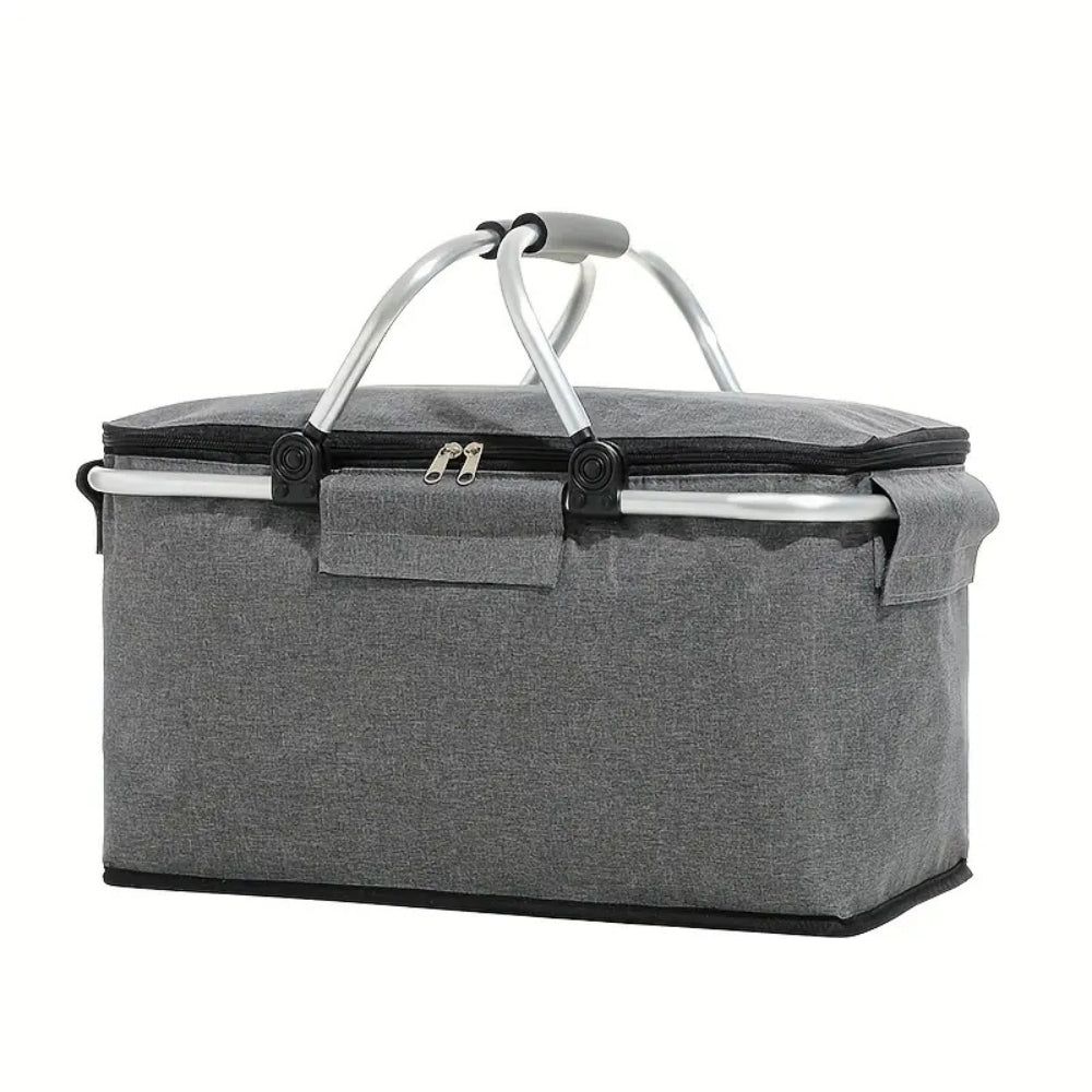 Picnic Pro 18L | Foldable Insulated Leakproof Cooler Basket for Camping Travel