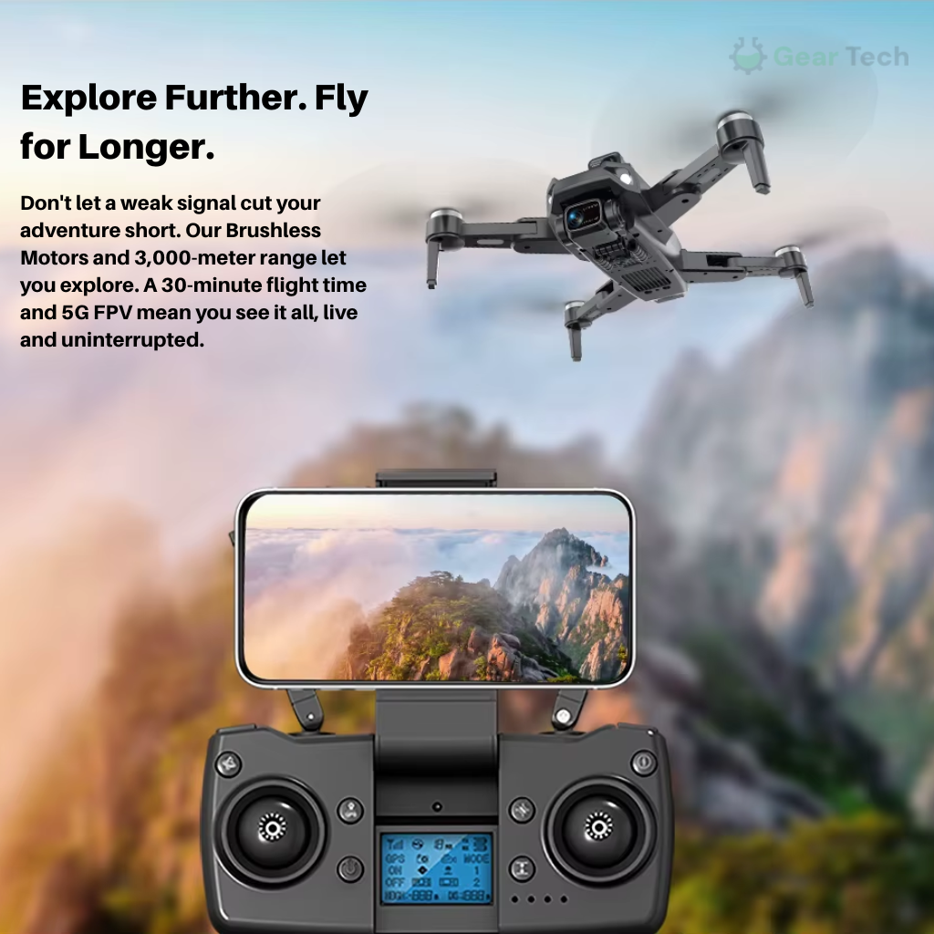 SkyMaster X8 | GPS Drone with 8K Dual Camera Professional Aerial Photography