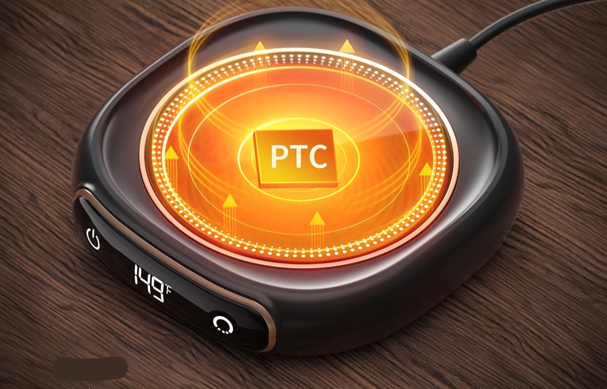 WarmSip Pad | USB Smart Coffee Mug Warmer with Auto Shut-Off for Desk Office