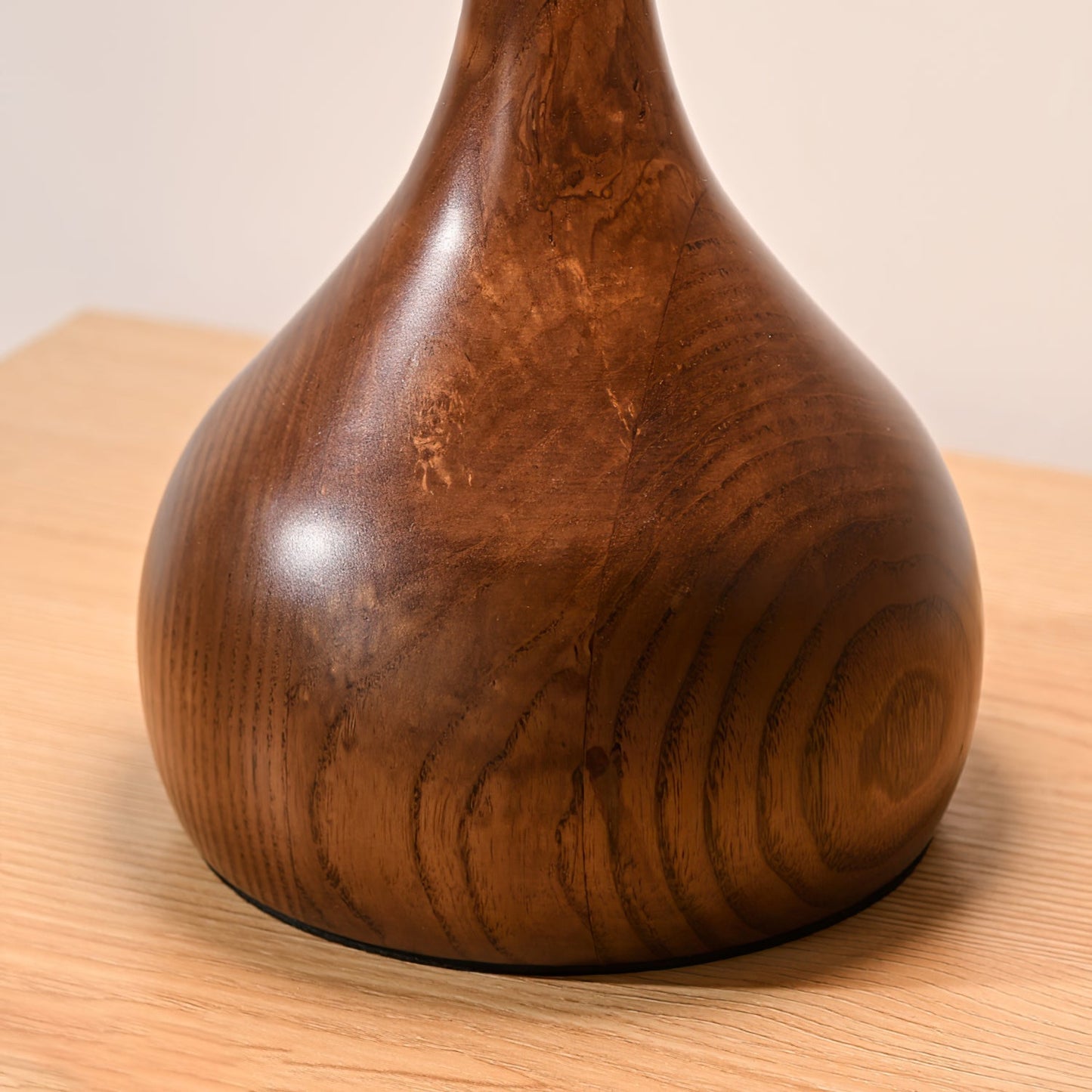 Nocturne Table Lamp | Brass Wood LED Desk Light with 3-Color Temperature Control