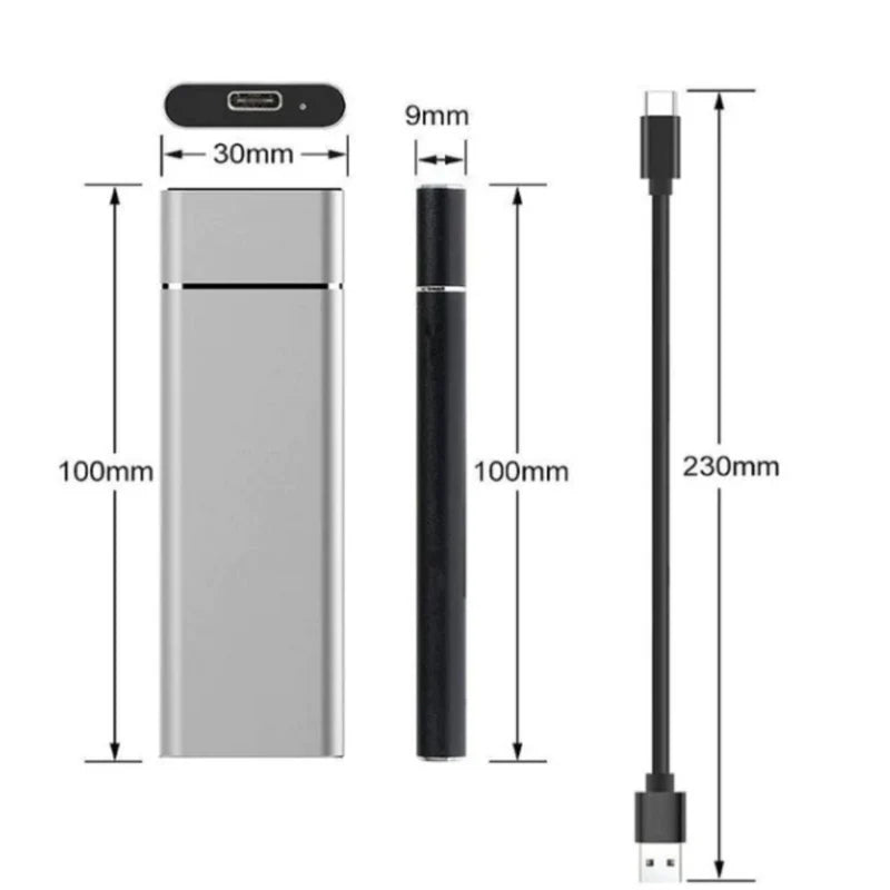 MegaStore 8TB | Portable External Hard Drive USB 3.2 for PC Mac PS4 Xbox