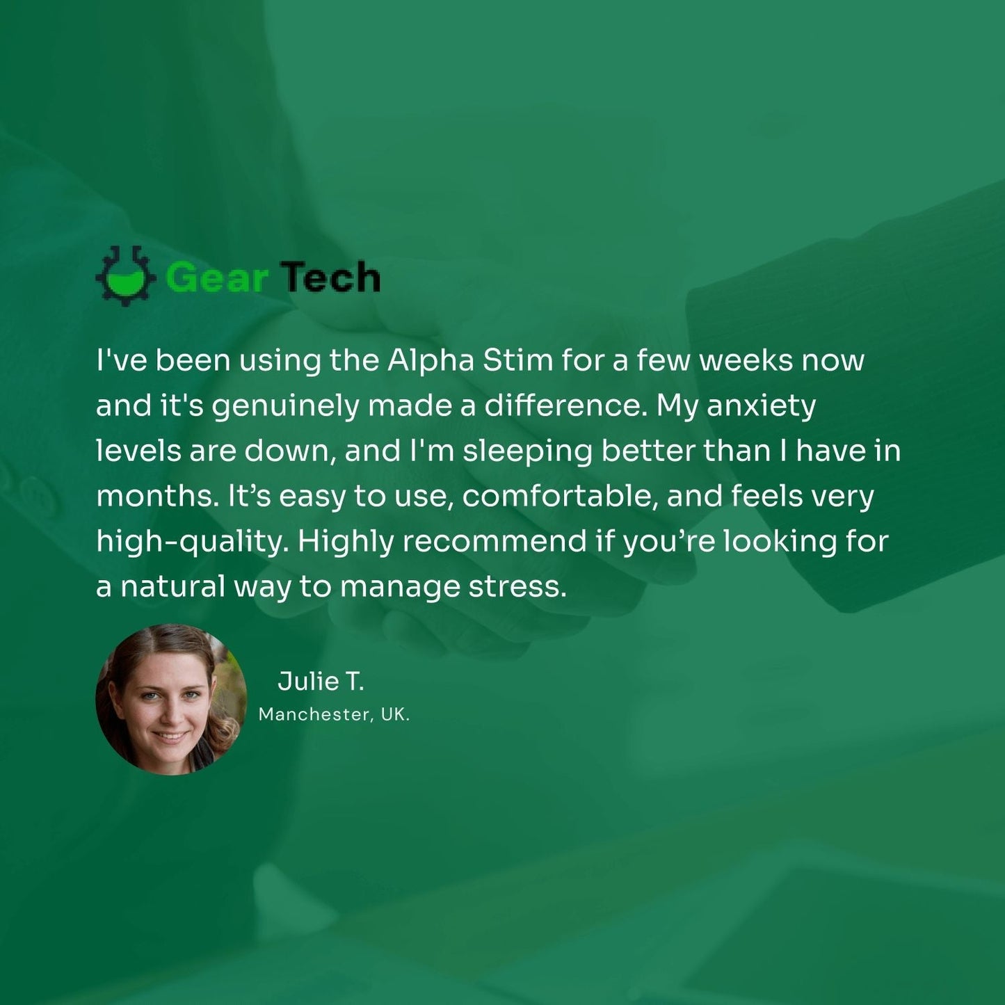 CalmPulse CES | Cranial Electrotherapy Stimulation Device for Sleep Anxiety Relief