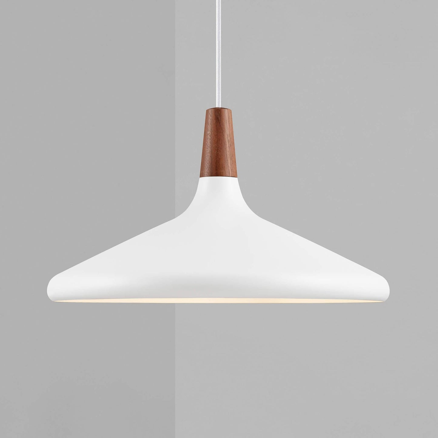 The Oslo Pendant | Natural Wood & Metal Ceiling Light for Modern Dining Rooms