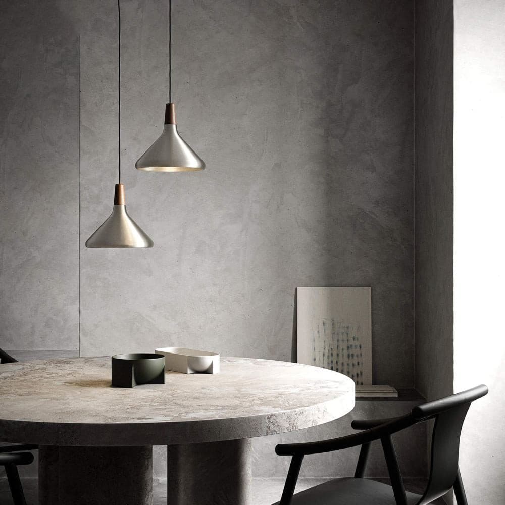 The Oslo Pendant | Natural Wood & Metal Ceiling Light for Modern Dining Rooms