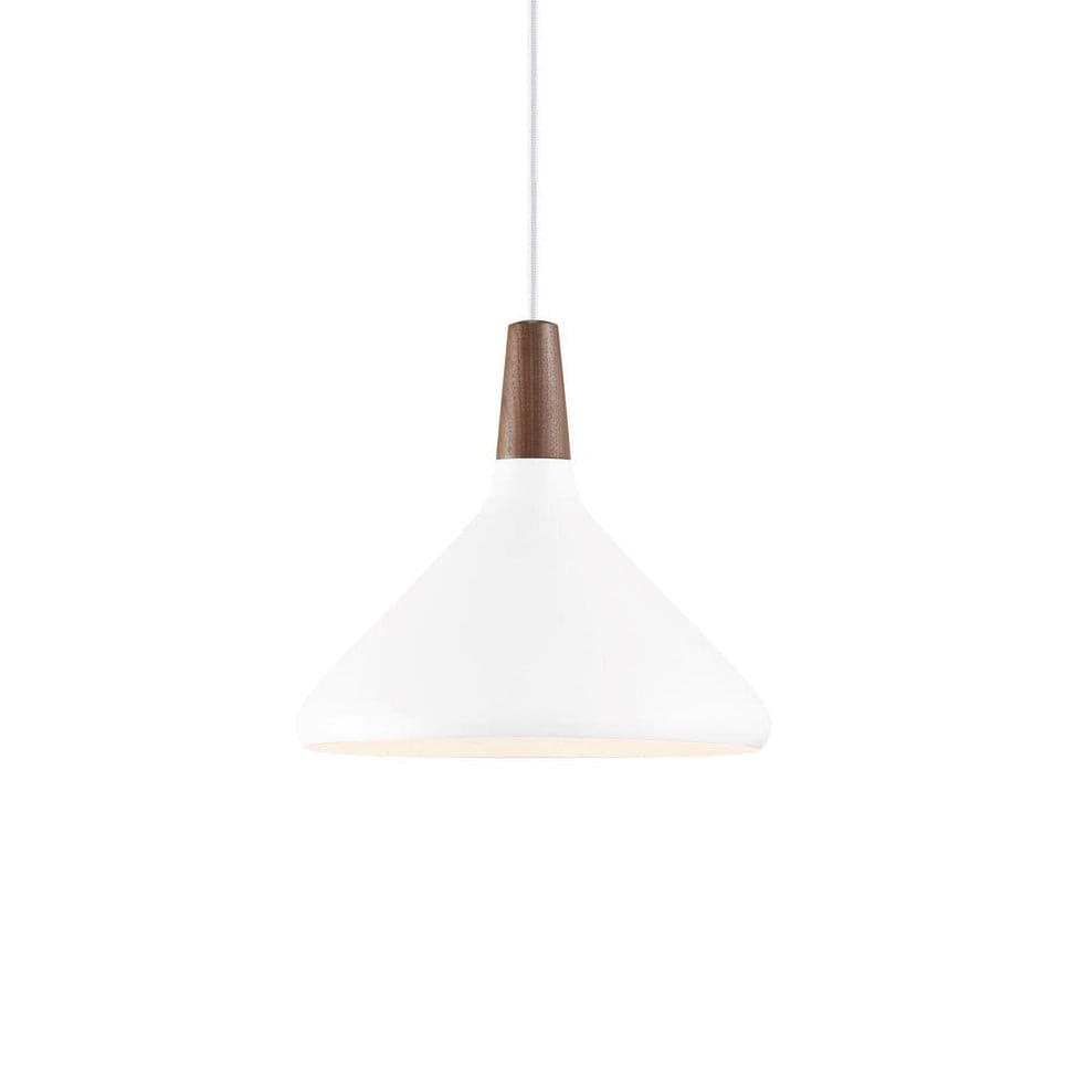 The Oslo Pendant | Natural Wood & Metal Ceiling Light for Modern Dining Rooms