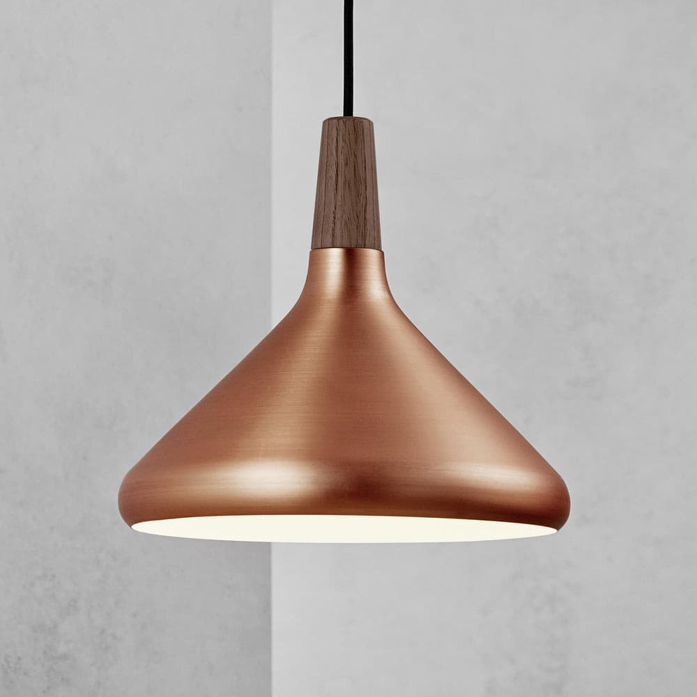 The Oslo Pendant | Natural Wood & Metal Ceiling Light for Modern Dining Rooms