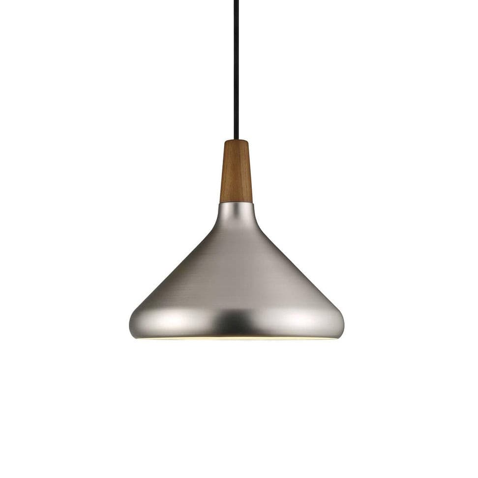 The Oslo Pendant | Natural Wood & Metal Ceiling Light for Modern Dining Rooms
