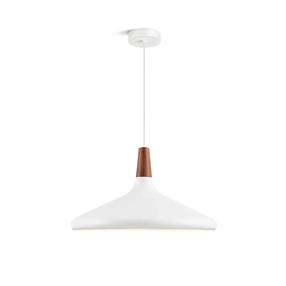 The Oslo Pendant | Natural Wood & Metal Ceiling Light for Modern Dining Rooms