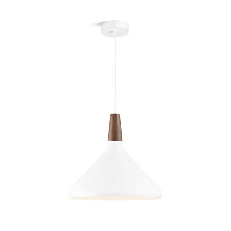 The Oslo Pendant | Natural Wood & Metal Ceiling Light for Modern Dining Rooms