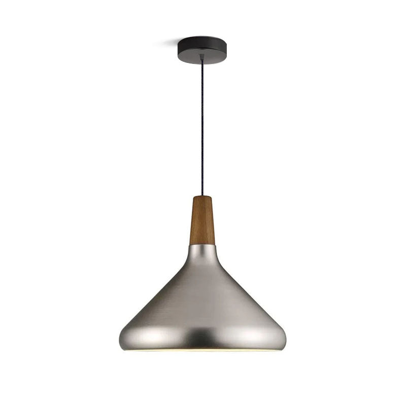 The Oslo Pendant | Natural Wood & Metal Ceiling Light for Modern Dining Rooms
