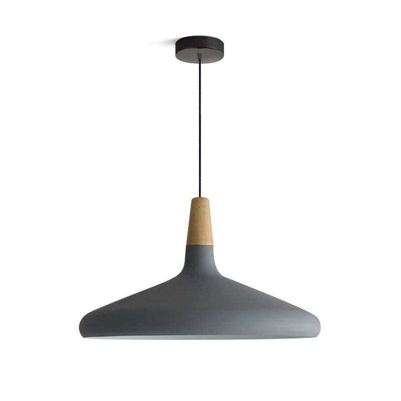 The Oslo Pendant | Natural Wood & Metal Ceiling Light for Modern Dining Rooms