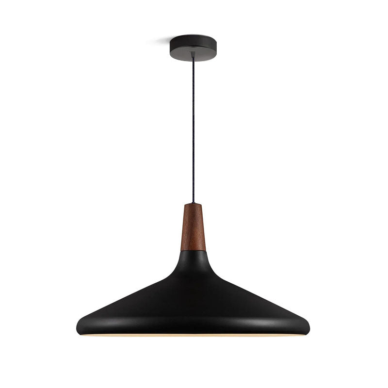 The Oslo Pendant | Natural Wood & Metal Ceiling Light for Modern Dining Rooms
