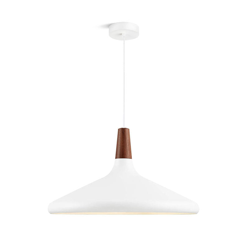 The Oslo Pendant | Natural Wood & Metal Ceiling Light for Modern Dining Rooms
