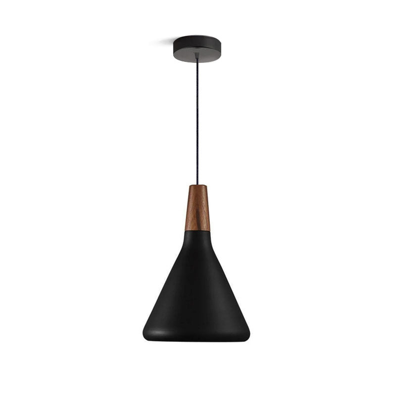 The Oslo Pendant | Natural Wood & Metal Ceiling Light for Modern Dining Rooms
