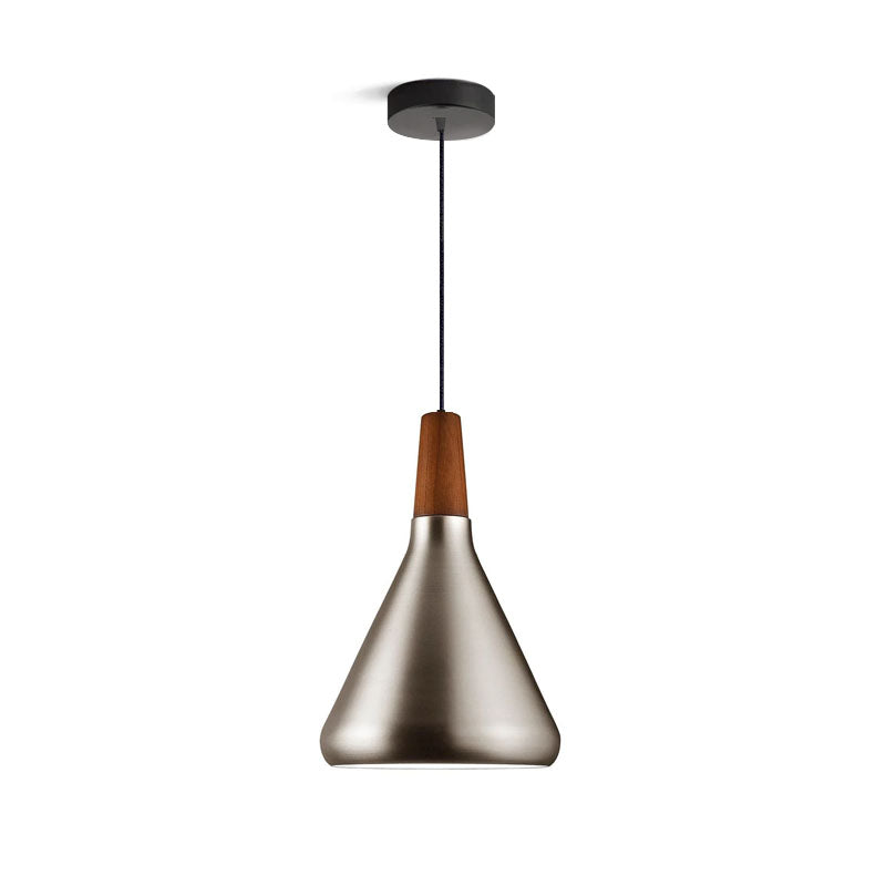 The Oslo Pendant | Natural Wood & Metal Ceiling Light for Modern Dining Rooms