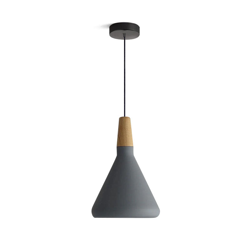 The Oslo Pendant | Natural Wood & Metal Ceiling Light for Modern Dining Rooms