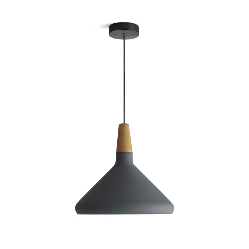 The Oslo Pendant | Natural Wood & Metal Ceiling Light for Modern Dining Rooms