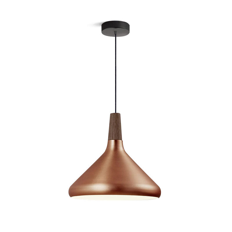 The Oslo Pendant | Natural Wood & Metal Ceiling Light for Modern Dining Rooms