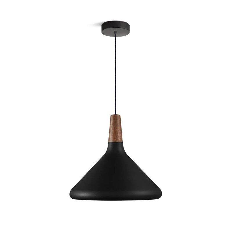 The Oslo Pendant | Natural Wood & Metal Ceiling Light for Modern Dining Rooms