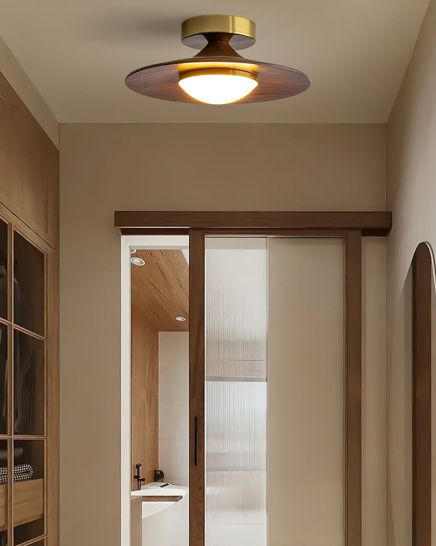 Luna Flush Mount | Ultra-Slim LED Ceiling Panel for Contemporary Hallways & Bedrooms