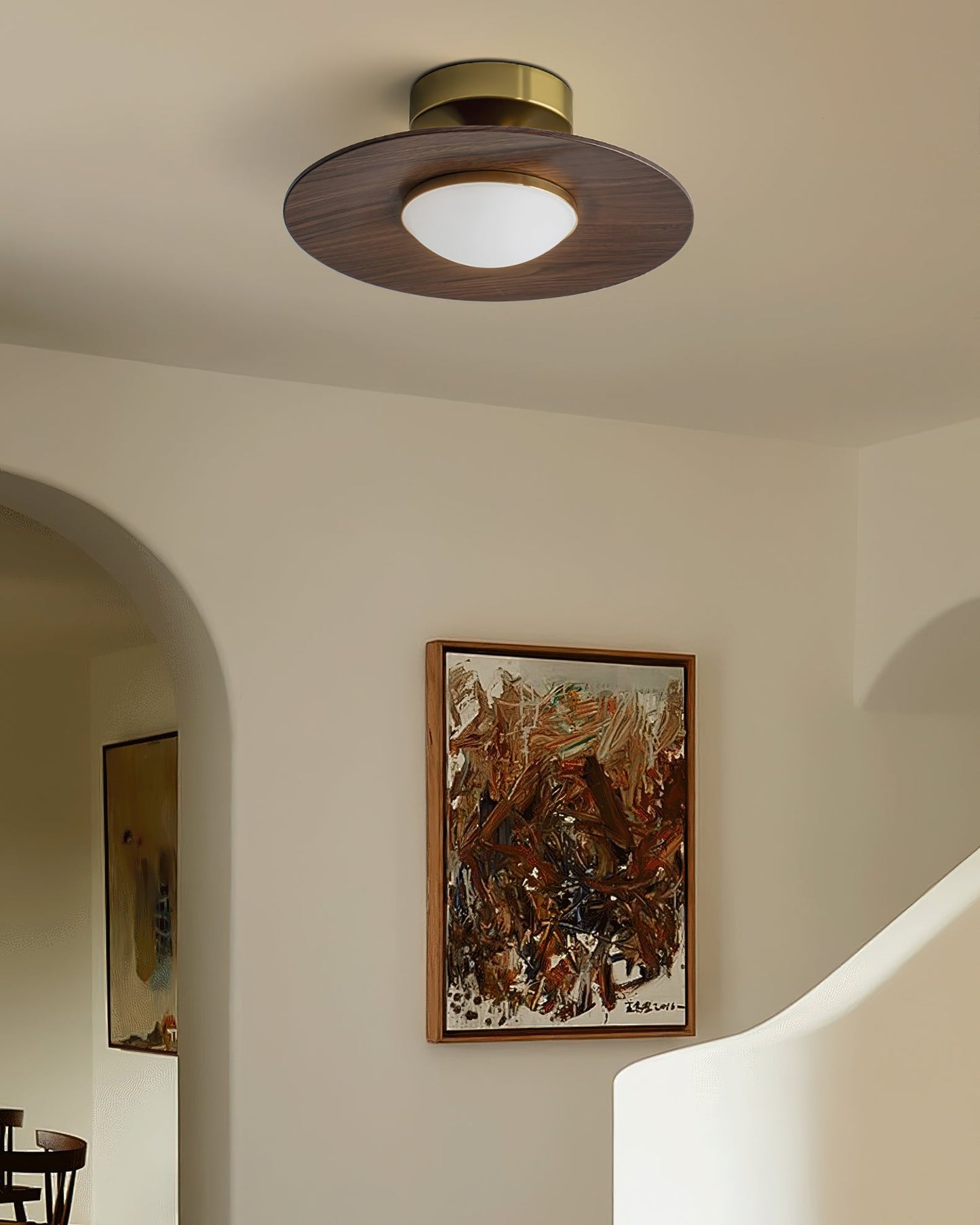 Luna Flush Mount | Ultra-Slim LED Ceiling Panel for Contemporary Hallways & Bedrooms