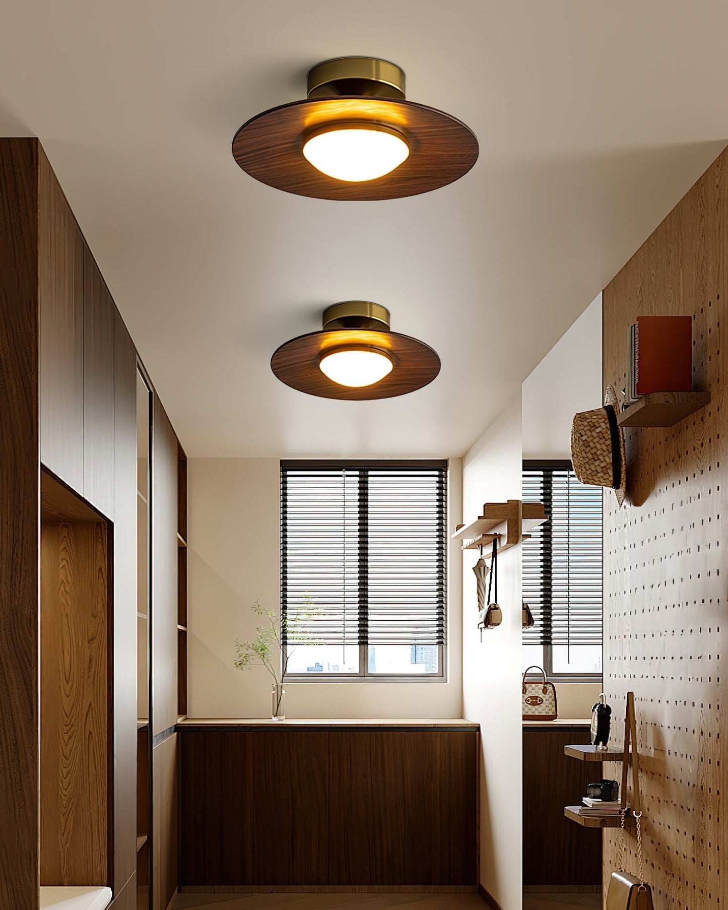 Luna Flush Mount | Ultra-Slim LED Ceiling Panel for Contemporary Hallways & Bedrooms