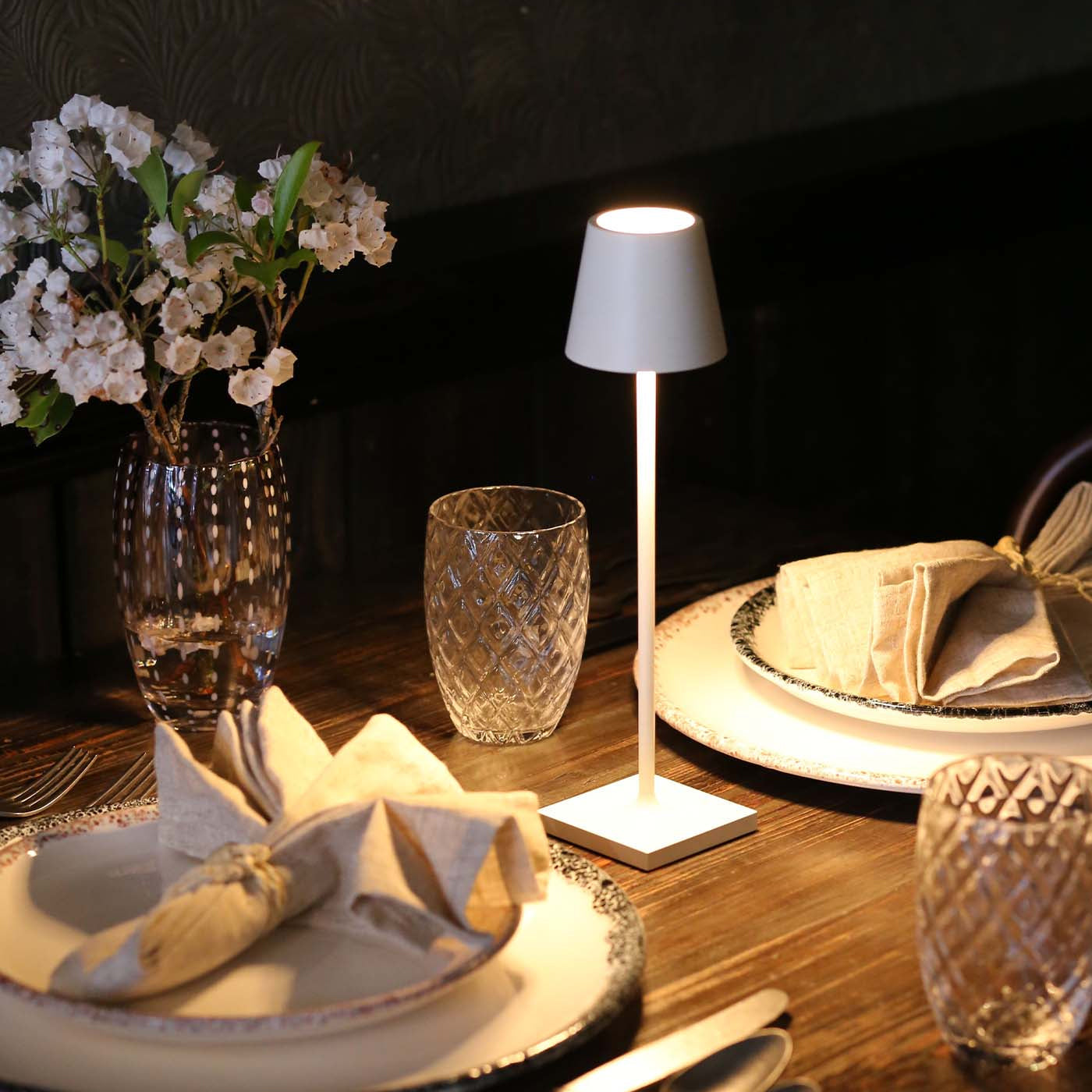 Nomad Lantern | Portable Dimmable LED Table Lamp for Indoor Outdoor Use