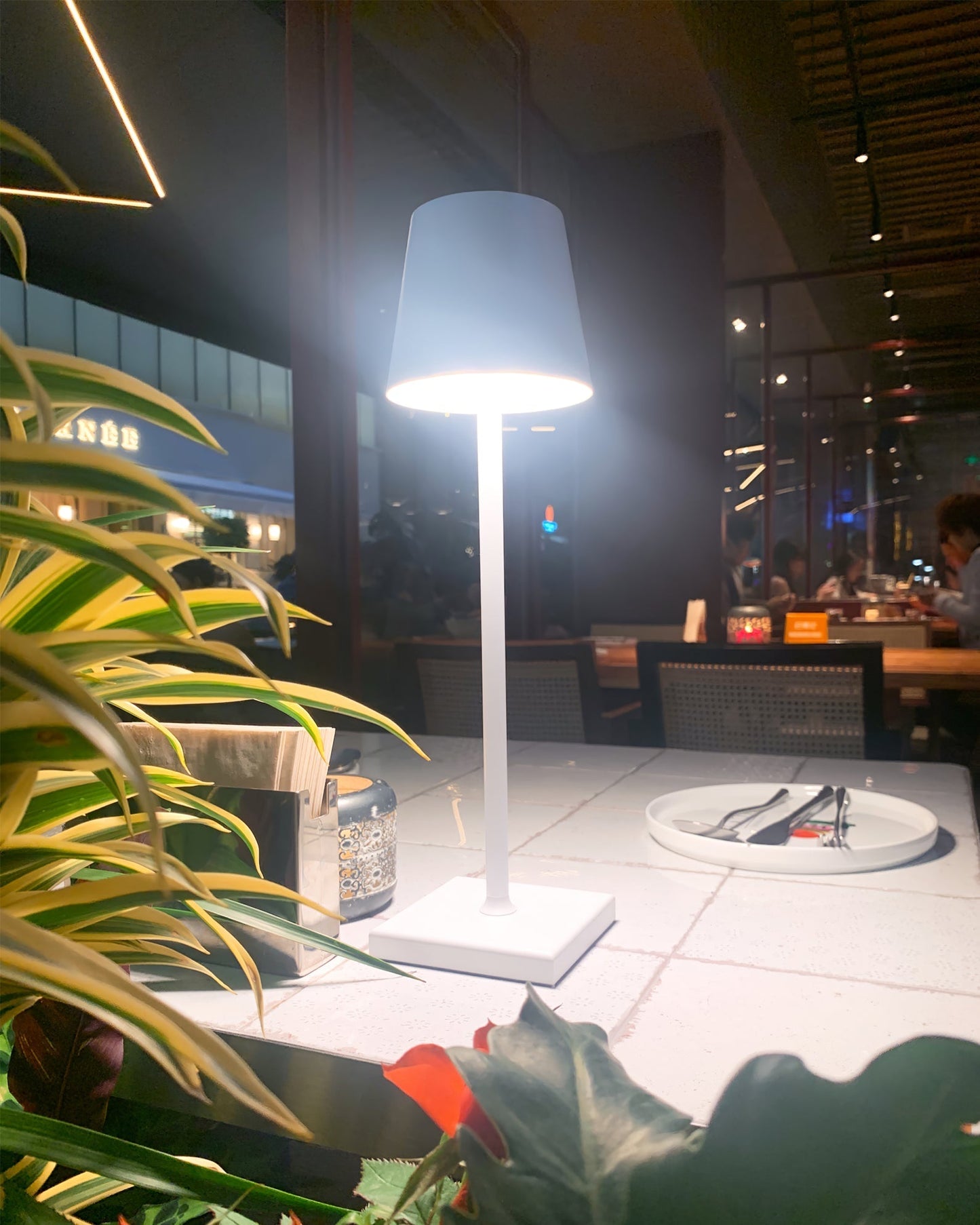 Nomad Lantern | Portable Dimmable LED Table Lamp for Indoor Outdoor Use