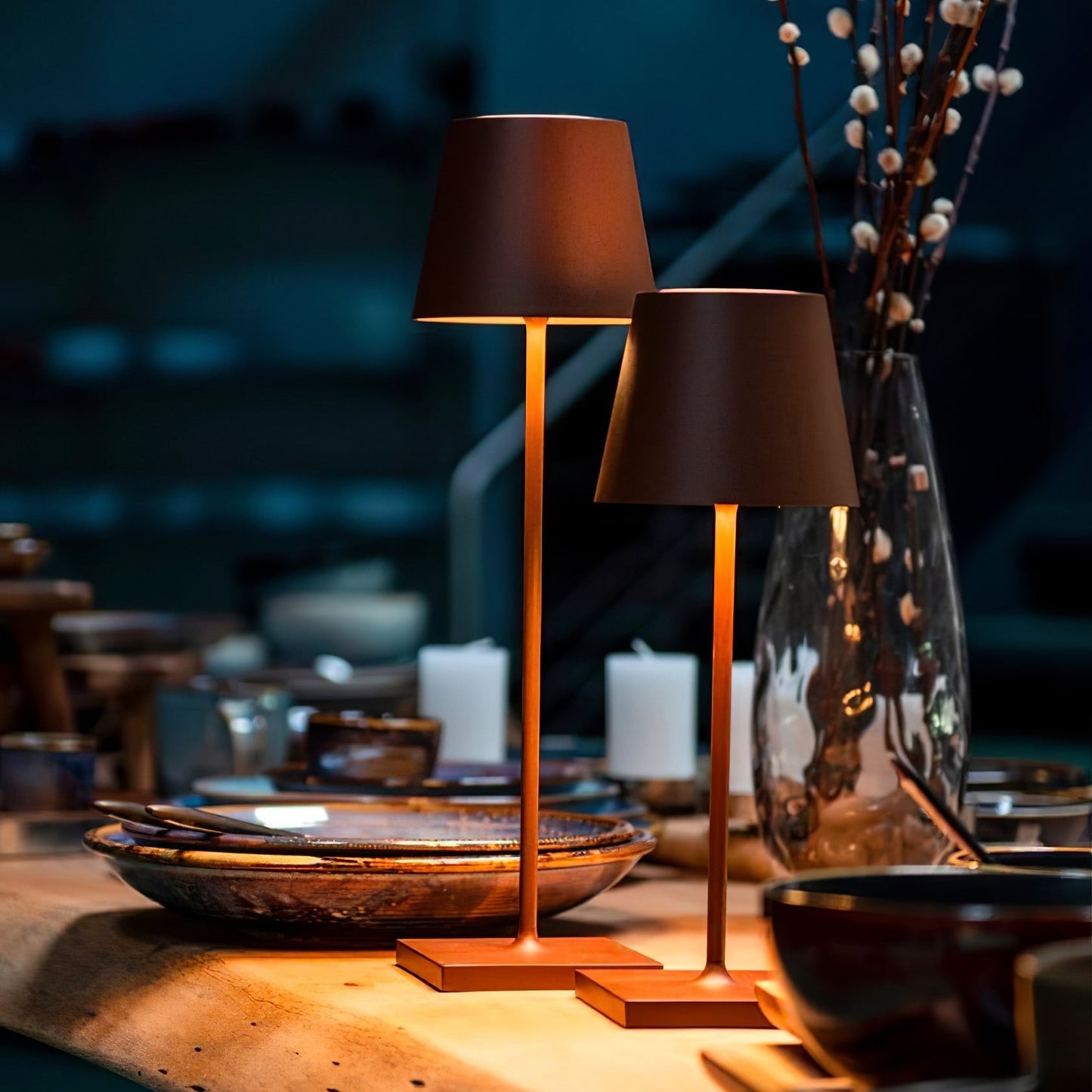 Nomad Lantern | Portable Dimmable LED Table Lamp for Indoor Outdoor Use