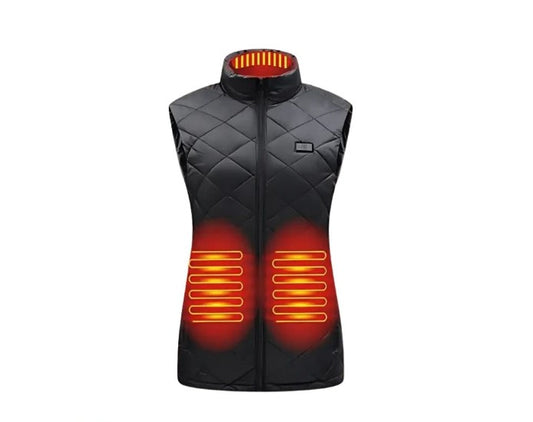 HeatCore Vest 9-Zone | Women's USB Rechargeable Heated Gilet for Outdoor Work