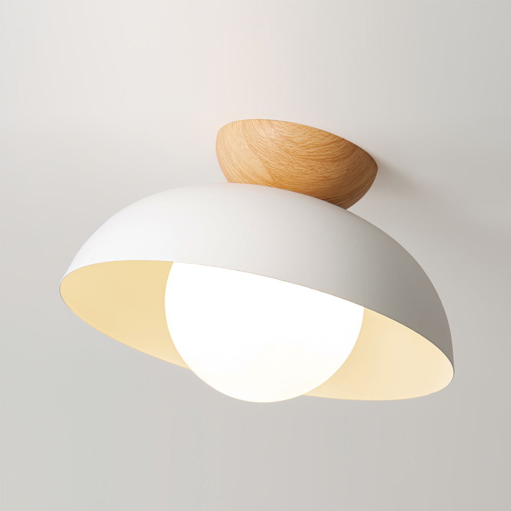 Haven Pendant | Sustainable Wood LED Ceiling Light for Living Dining Rooms