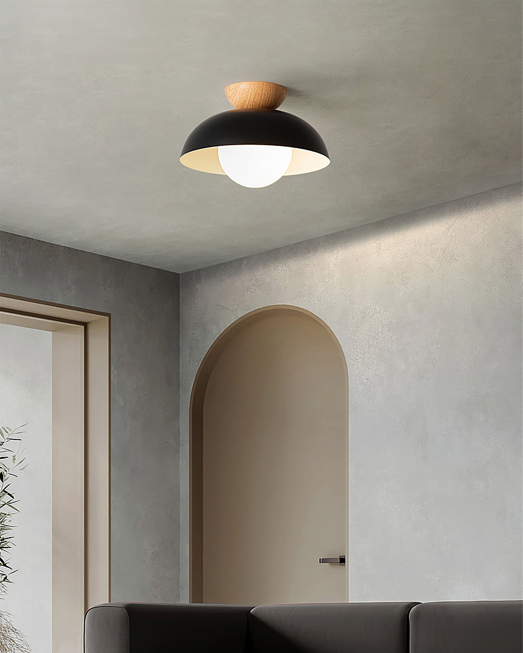 Haven Pendant | Sustainable Wood LED Ceiling Light for Living Dining Rooms