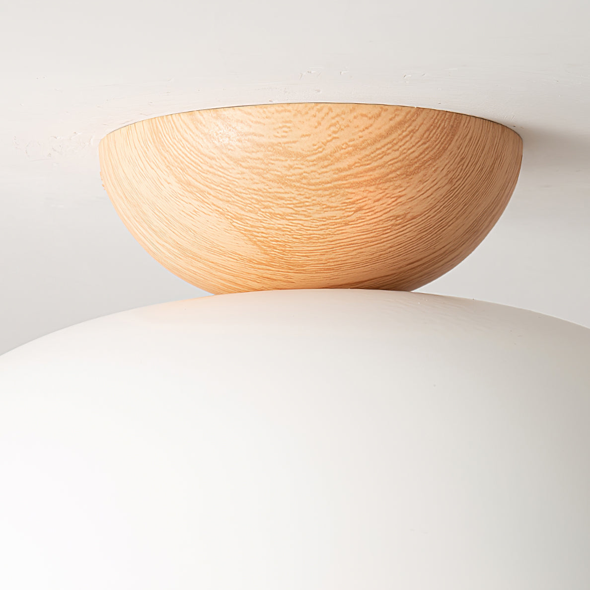Haven Pendant | Sustainable Wood LED Ceiling Light for Living Dining Rooms