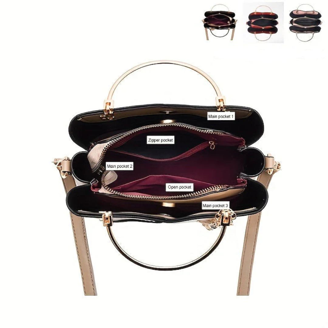 DayToNight Tote | Women's Leather Handbag Crossbody Shoulder Bag for Work