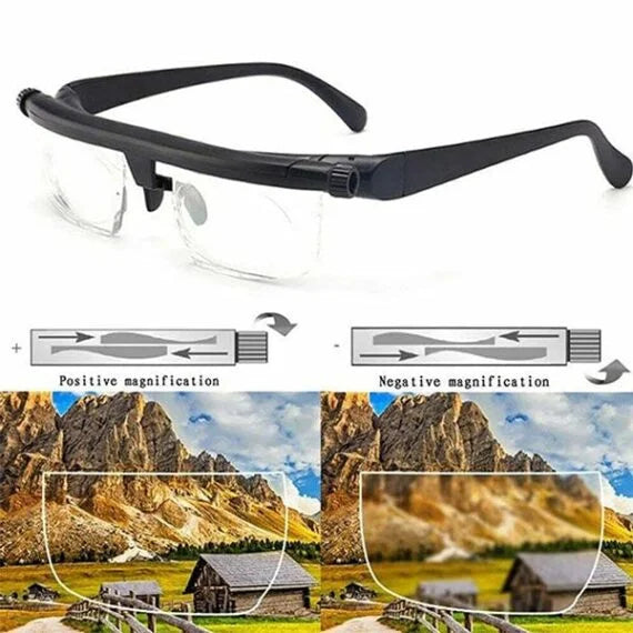 FocusFlex Lens | Smart Adjustable Variable Focus Reading Glasses Near Far Sight
