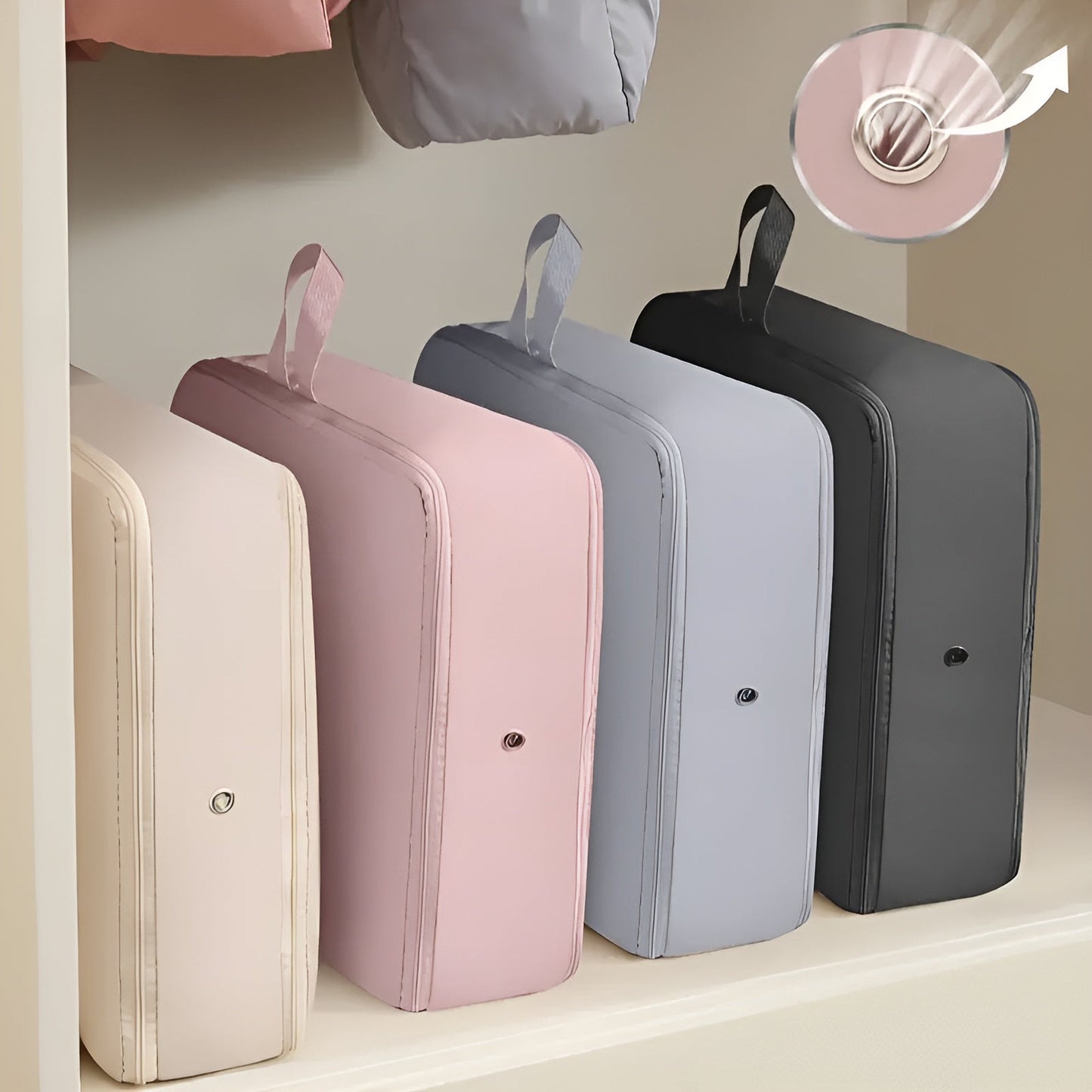 VacuSeal Set | Space Saver Compression Storage Bags for Clothes Bedding