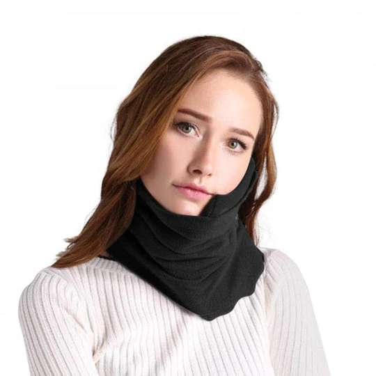 JetRest Pillow | Inflatable Soft Neck Support Cushion for Travel Airplane Sleep
