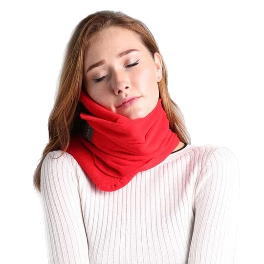 JetRest Pillow | Inflatable Soft Neck Support Cushion for Travel Airplane Sleep