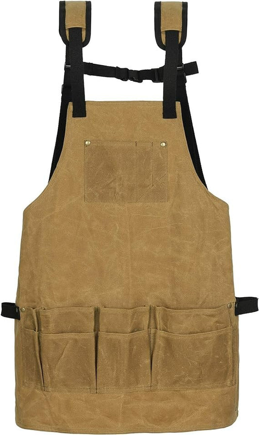 MasterCraft Apron | Heavy-Duty Multi-Pocket Tool Apron for Carpenters Mechanics DIY