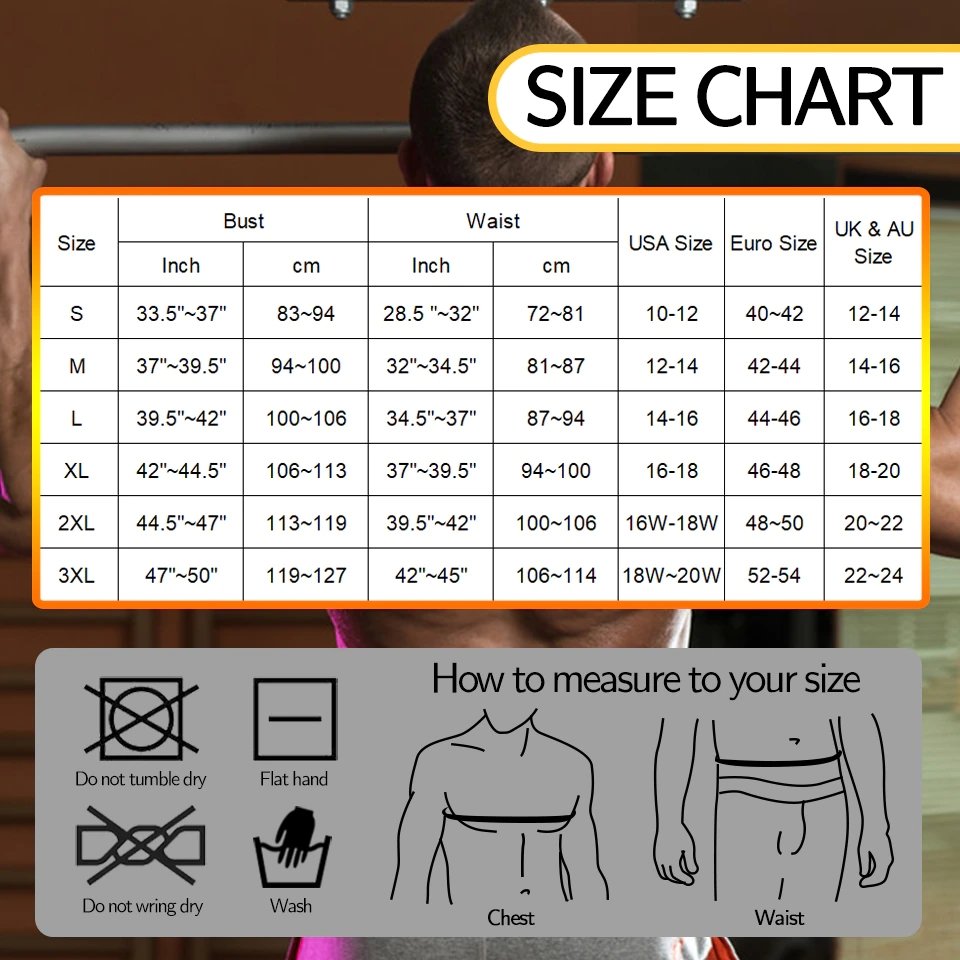HeatCore Vest | Men's Sweat Sauna Fitness Shaper for Gym Workout Weight Loss