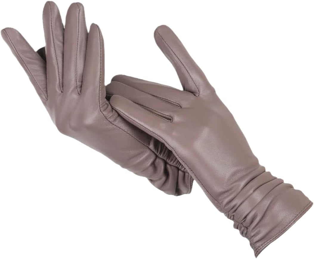 CityGrip Gloves | Women's Leather Winter Gloves Touchscreen for Daily Wear