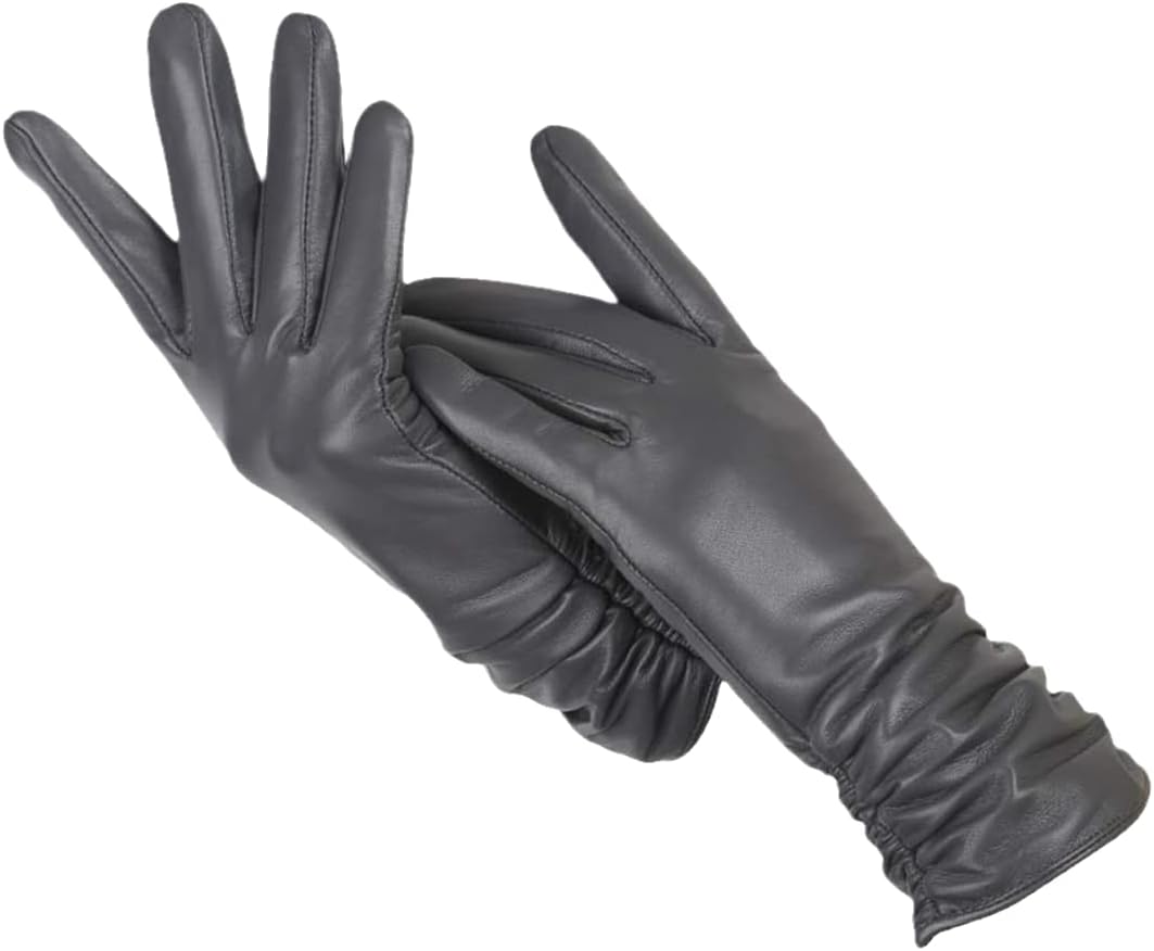 CityGrip Gloves | Women's Leather Winter Gloves Touchscreen for Daily Wear