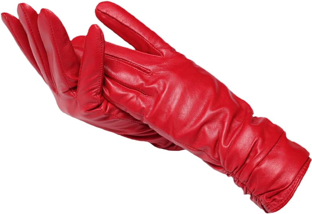 CityGrip Gloves | Women's Leather Winter Gloves Touchscreen for Daily Wear