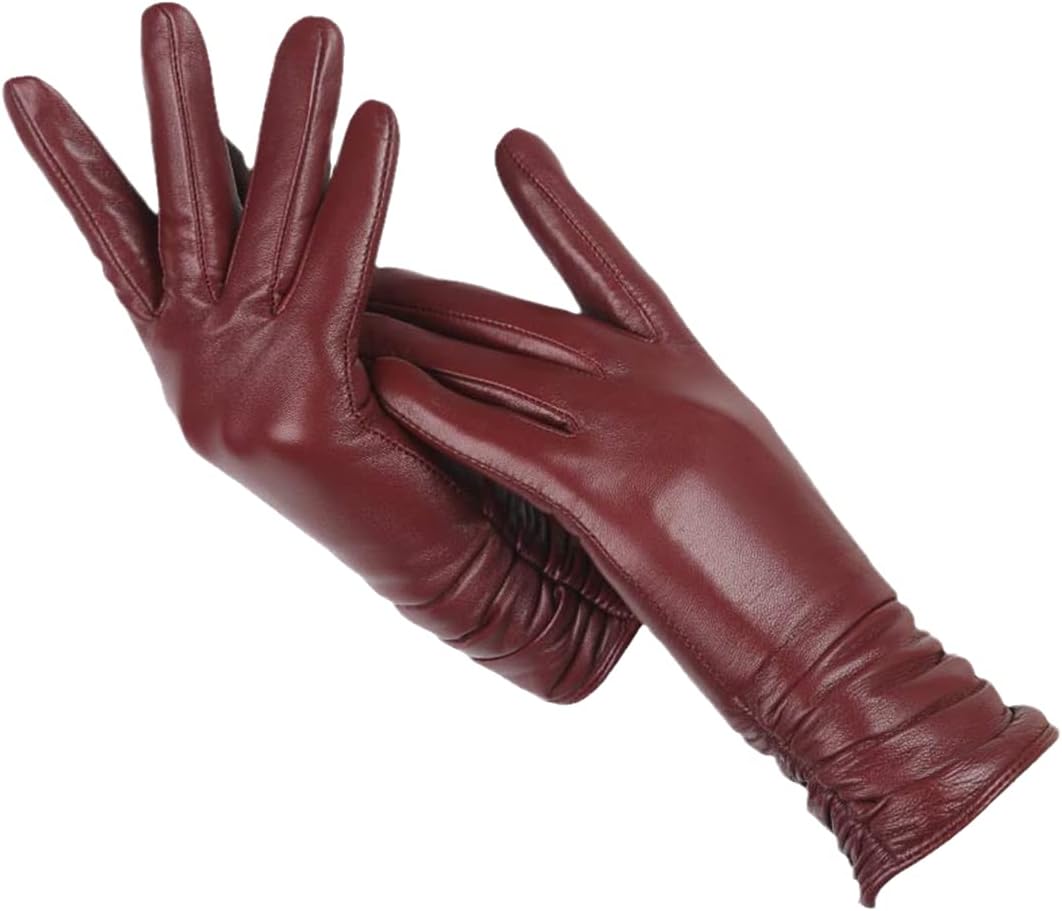 CityGrip Gloves | Women's Leather Winter Gloves Touchscreen for Daily Wear