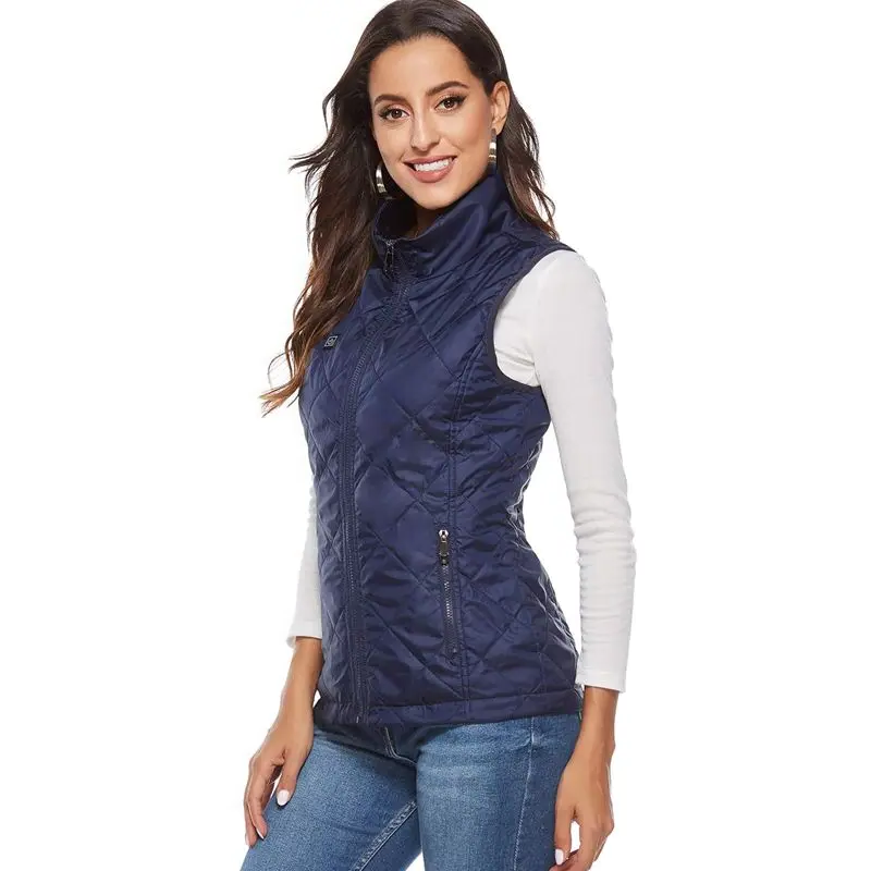 HeatCore Vest 9-Zone | Women's USB Rechargeable Heated Gilet for Outdoor Work