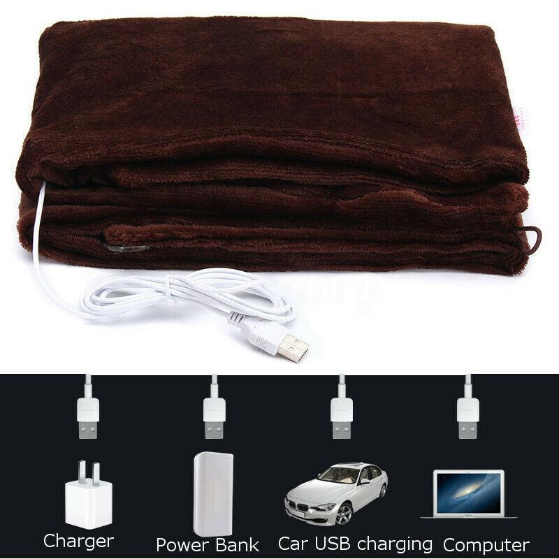 WarmShawl Wrap | USB Electric Heated Blanket Poncho for Office Couch Cozy