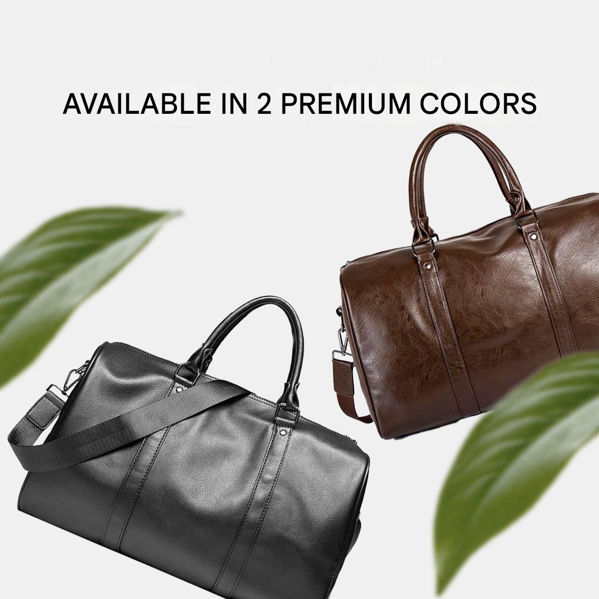 Weekender Duffel | Large Lightweight Carry-On Travel Bag with Shoe Compartment